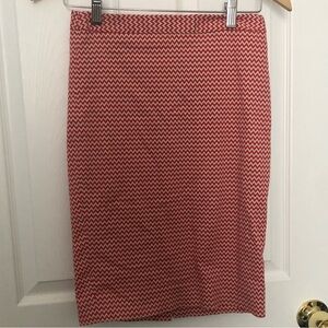 The Limited zig zag pencil skirt